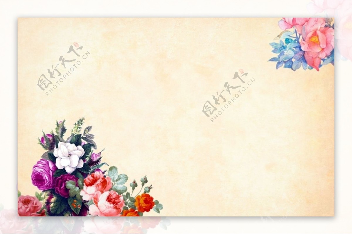 花纹花朵背景图