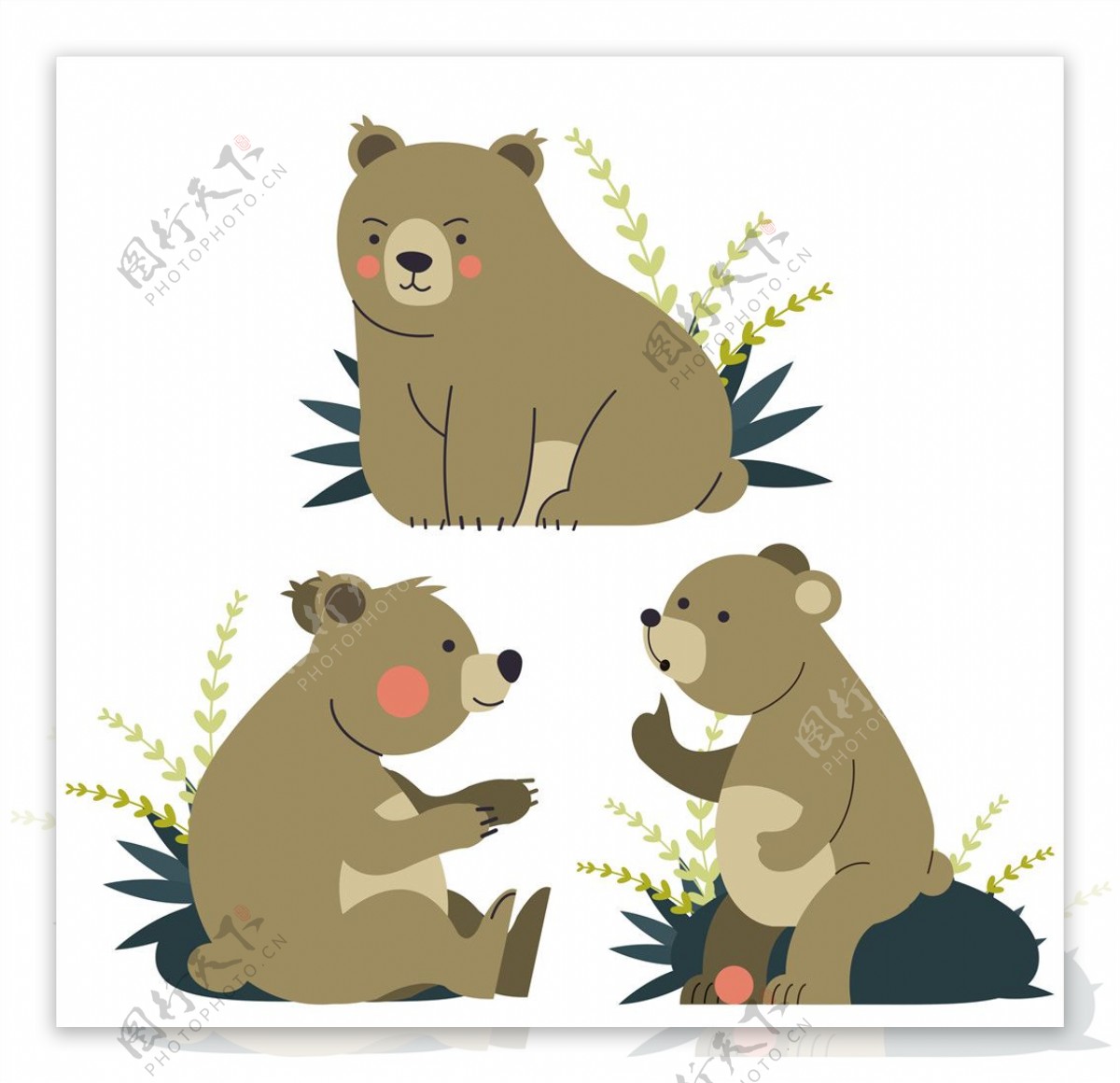 轻松熊小熊可爱熊