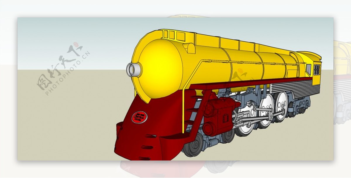 火车头模型
