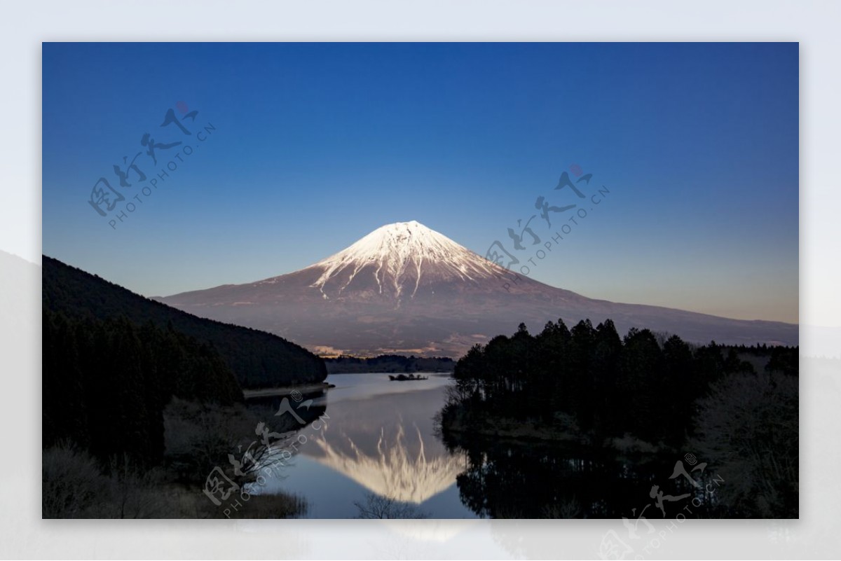 日本富士山风光