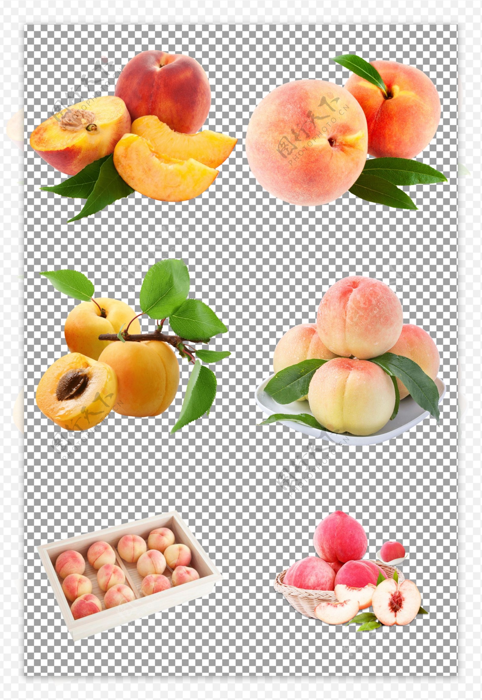 新鲜水蜜桃