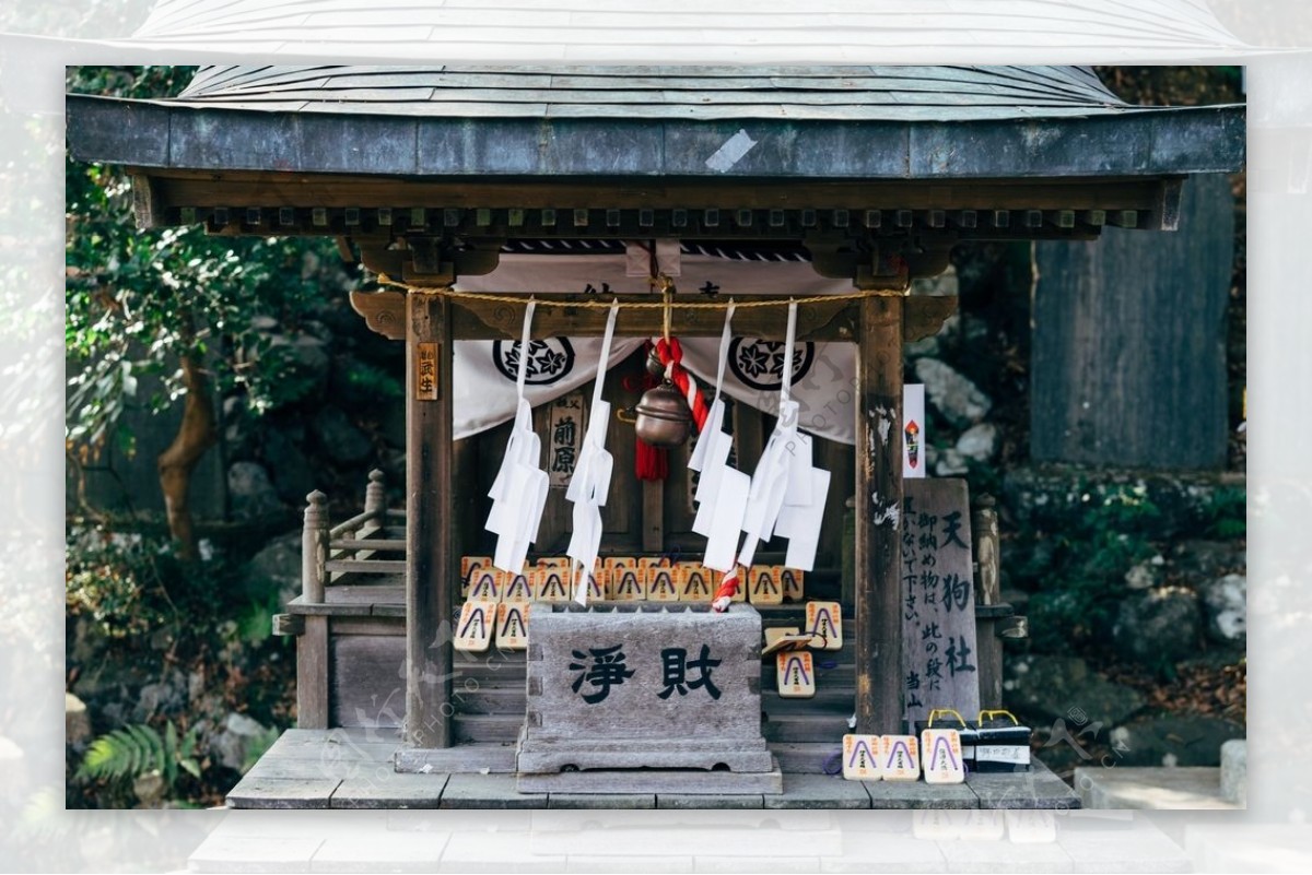 日式风景简约意境文艺背景素材