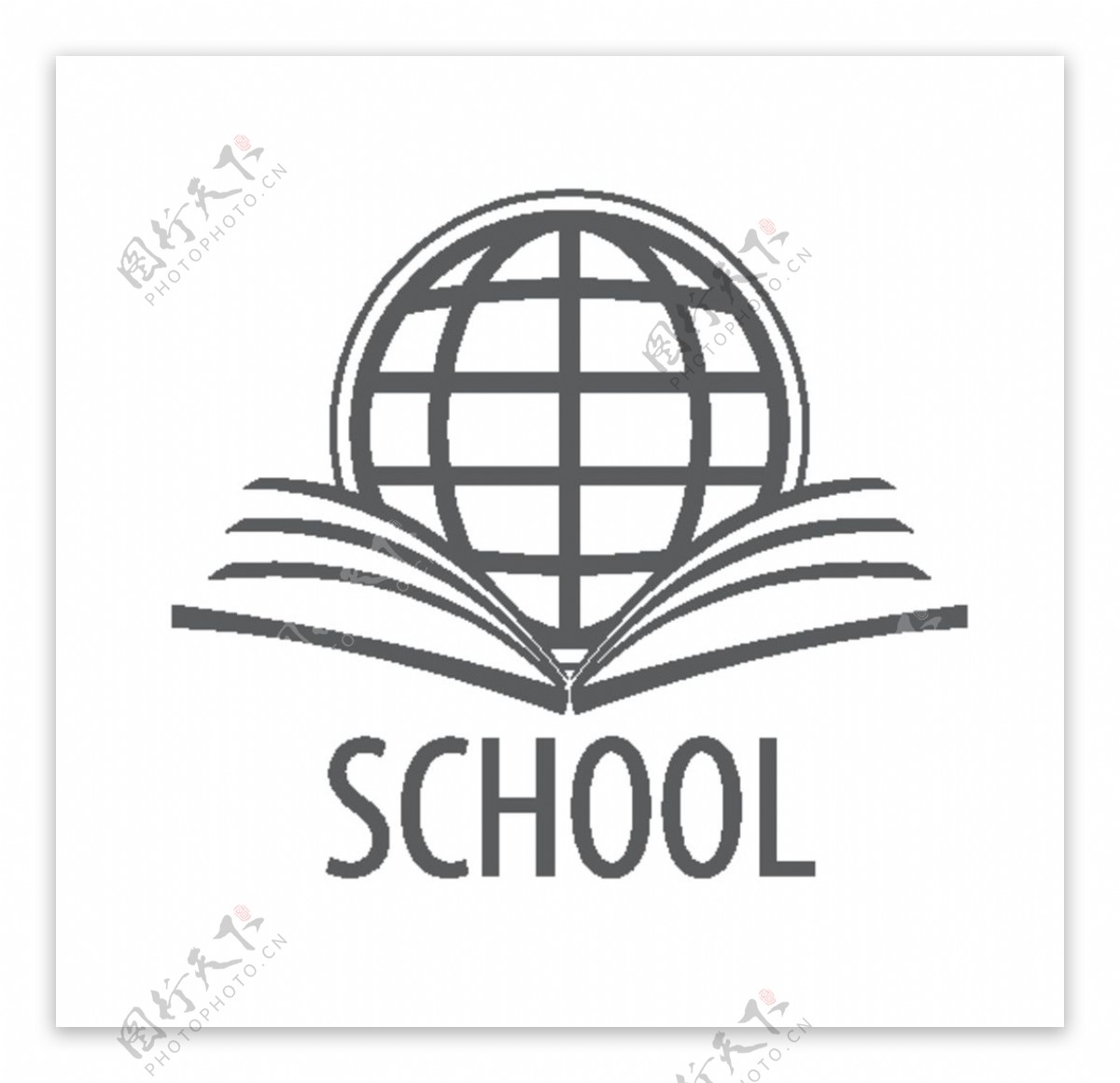 学校logo