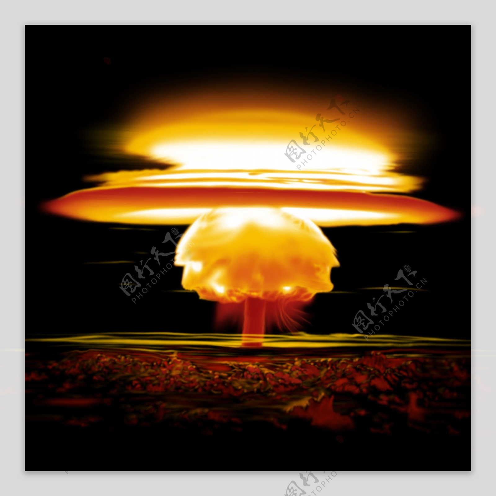核爆原子弹爆炸图图片素材-编号37667275-图行天下