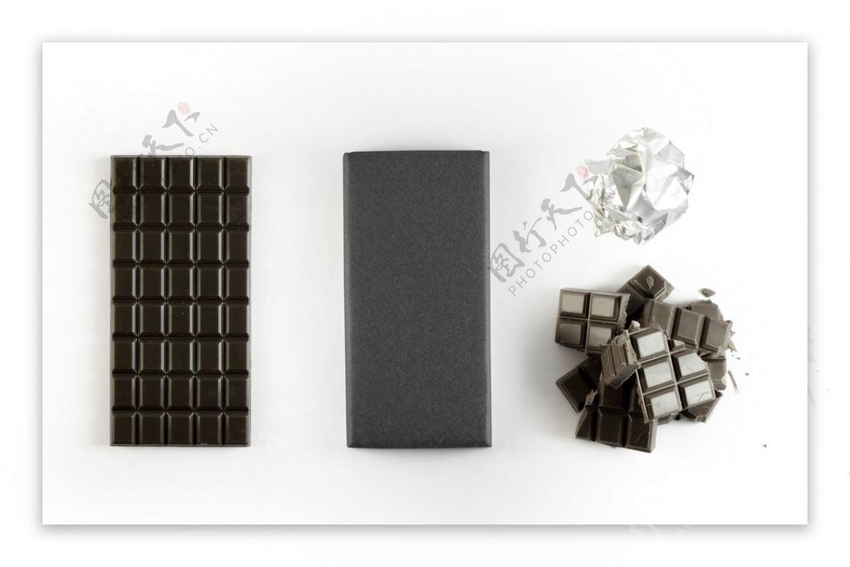 巧克力包装设计样机效果图