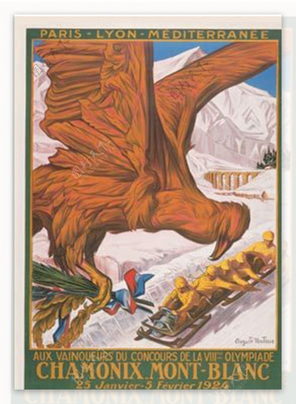 1924第一届夏蒙尼冬奥会会徽