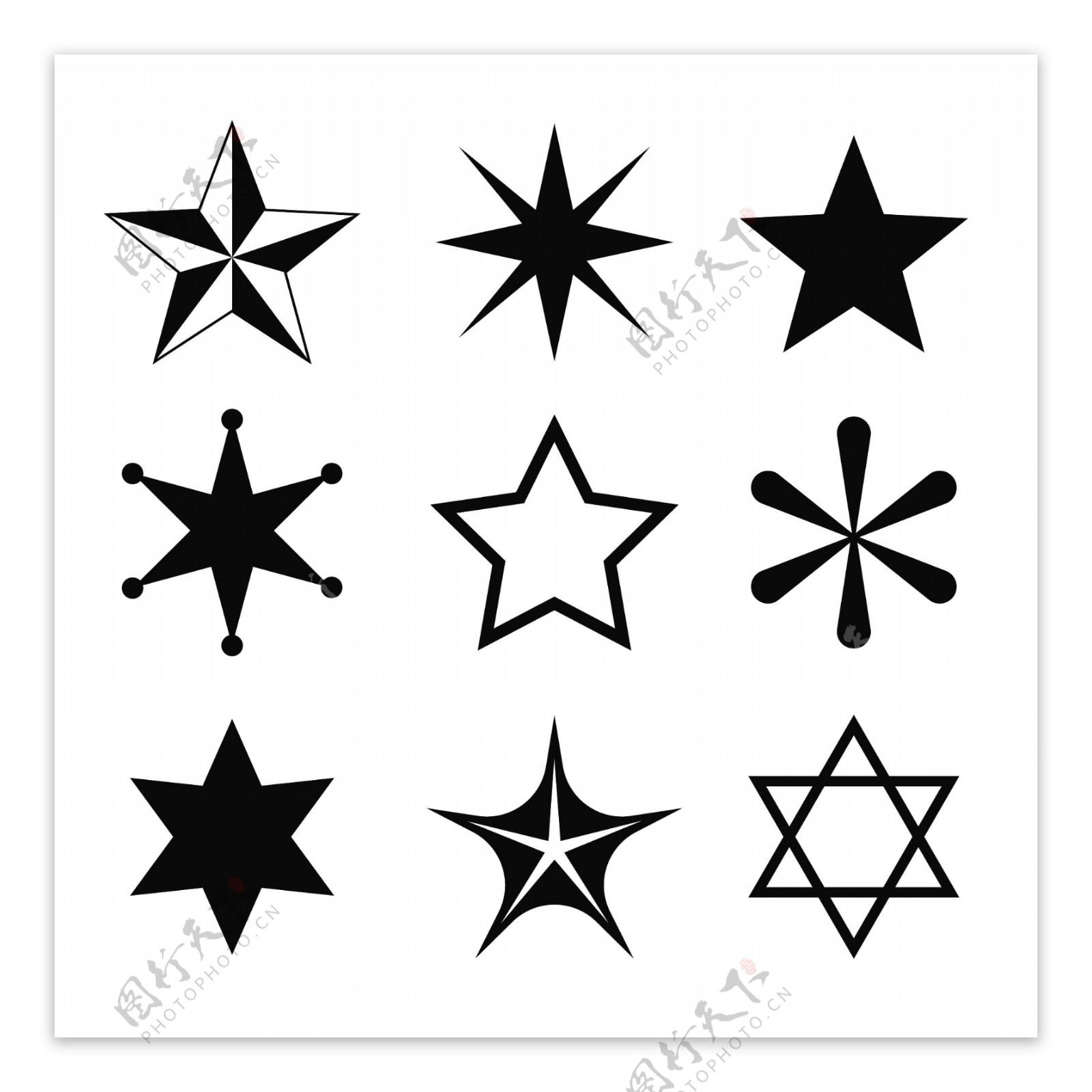 创意标识星星logo
