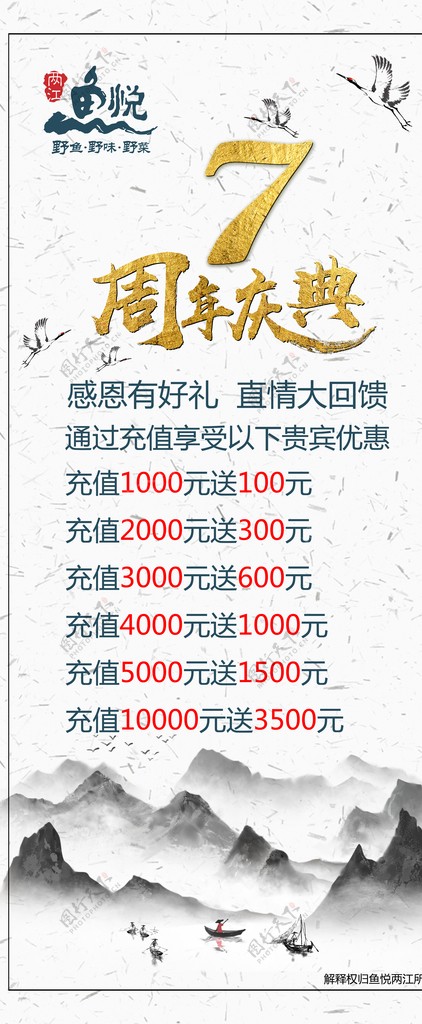鱼跃两江周年海报