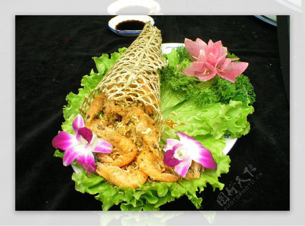 南国竹笼虾
