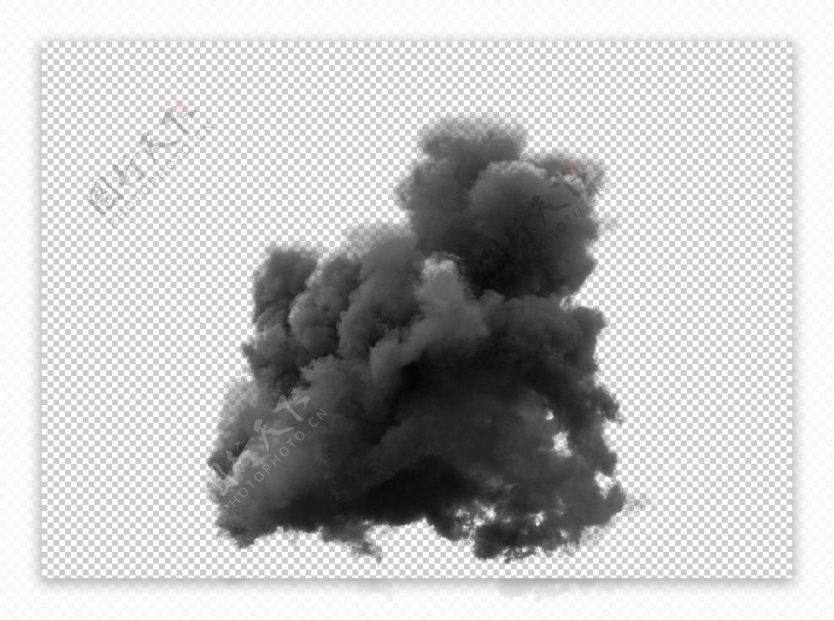 烟雾水墨复古合成背景素材图片