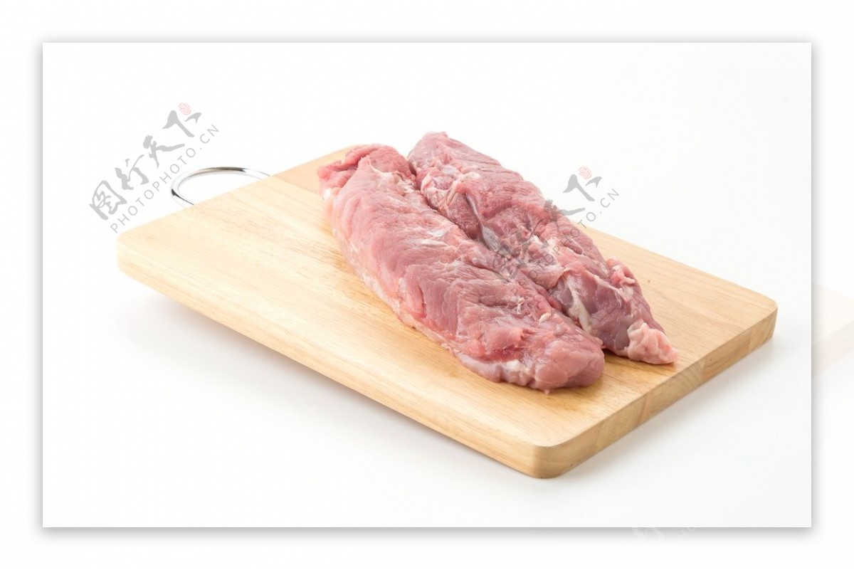 生猪肉图片