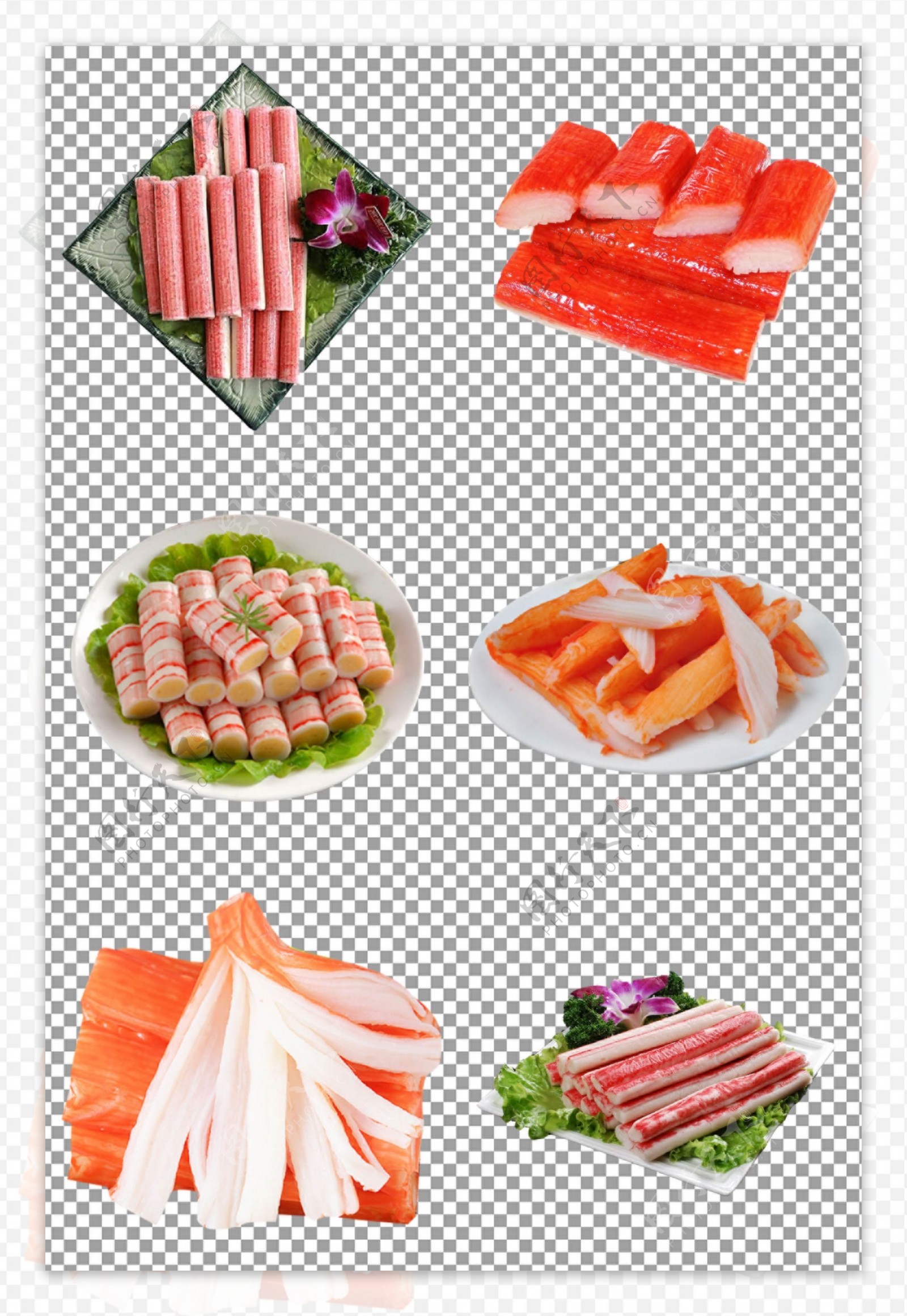 火锅食材蟹肉棒图片