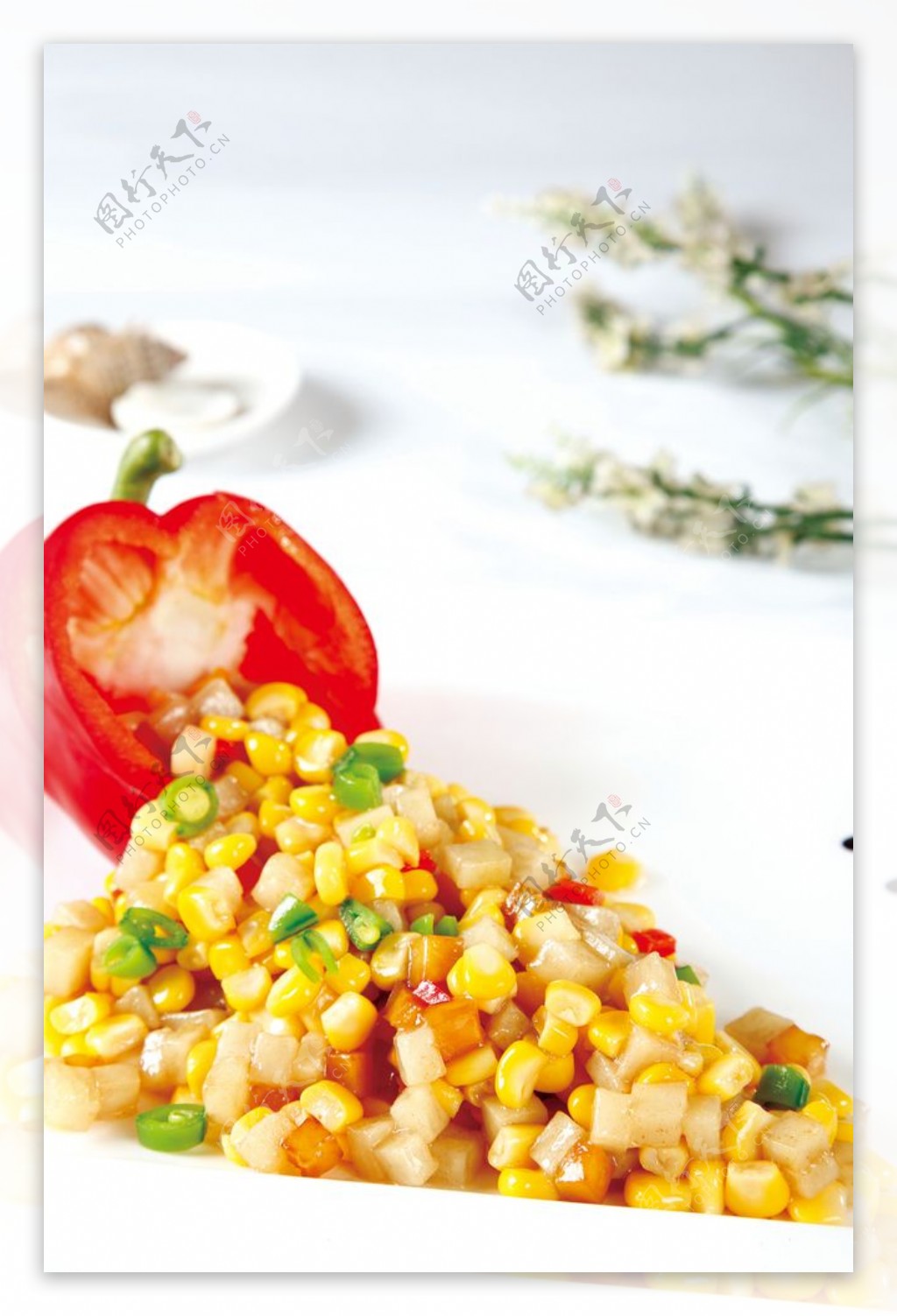 红薯玉米粒图片