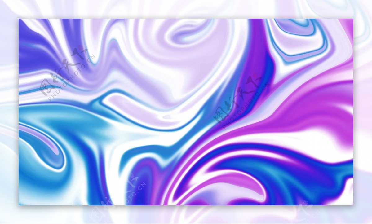 紫色绚丽金属箔流动水纹图片
