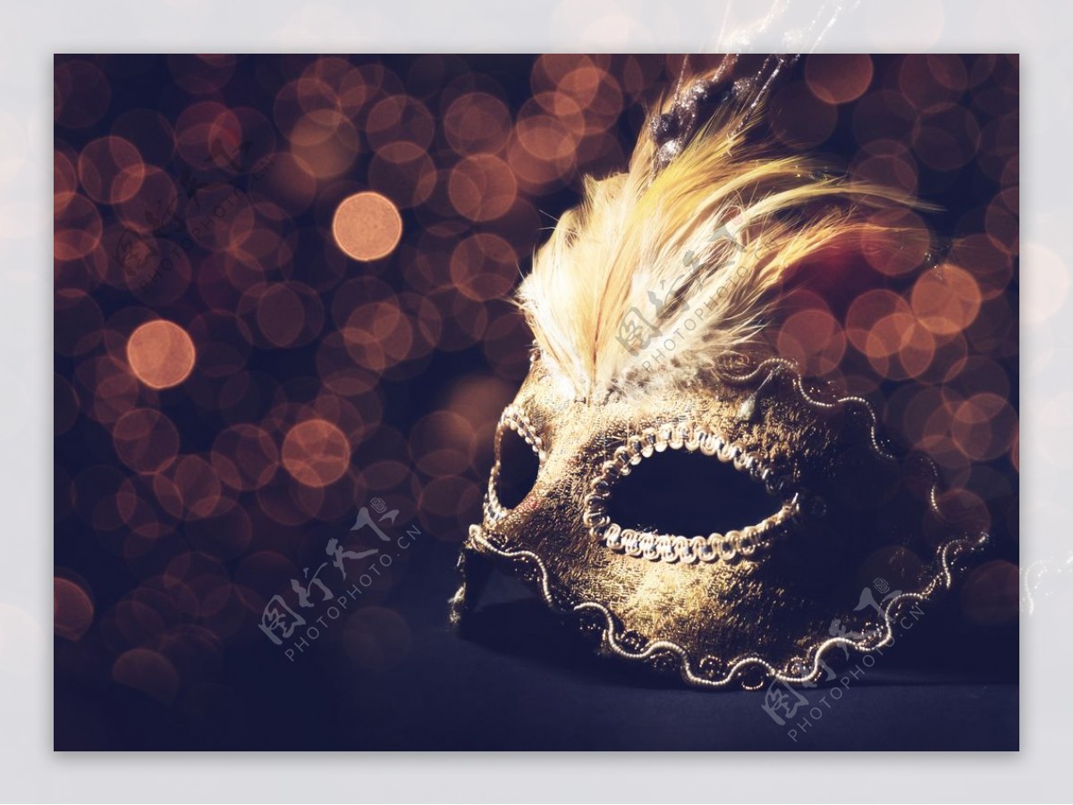 威尼斯面具欧式背景海报素材图片