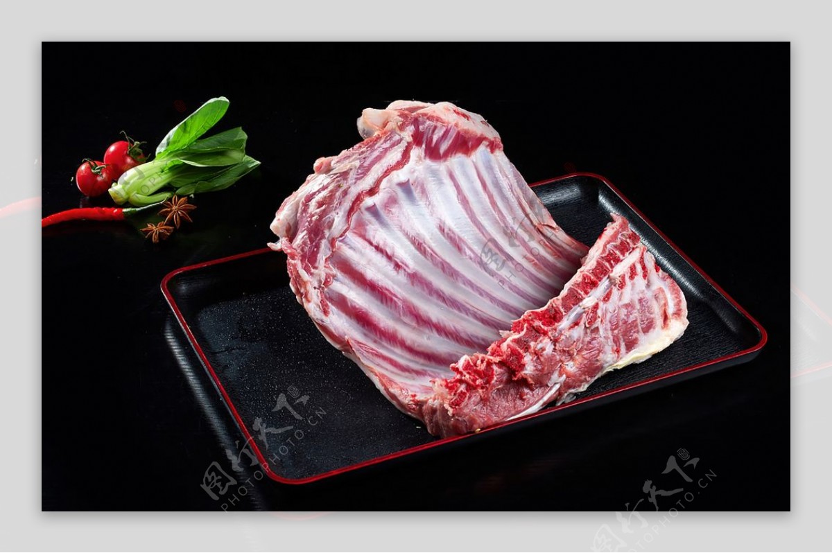 宁夏羊排肉图片