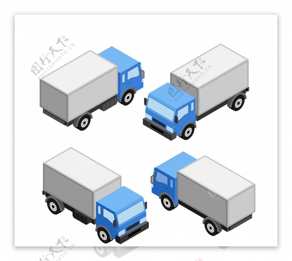 立体卡车设计图片