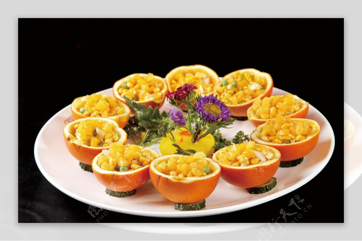香橙玉米粒图片