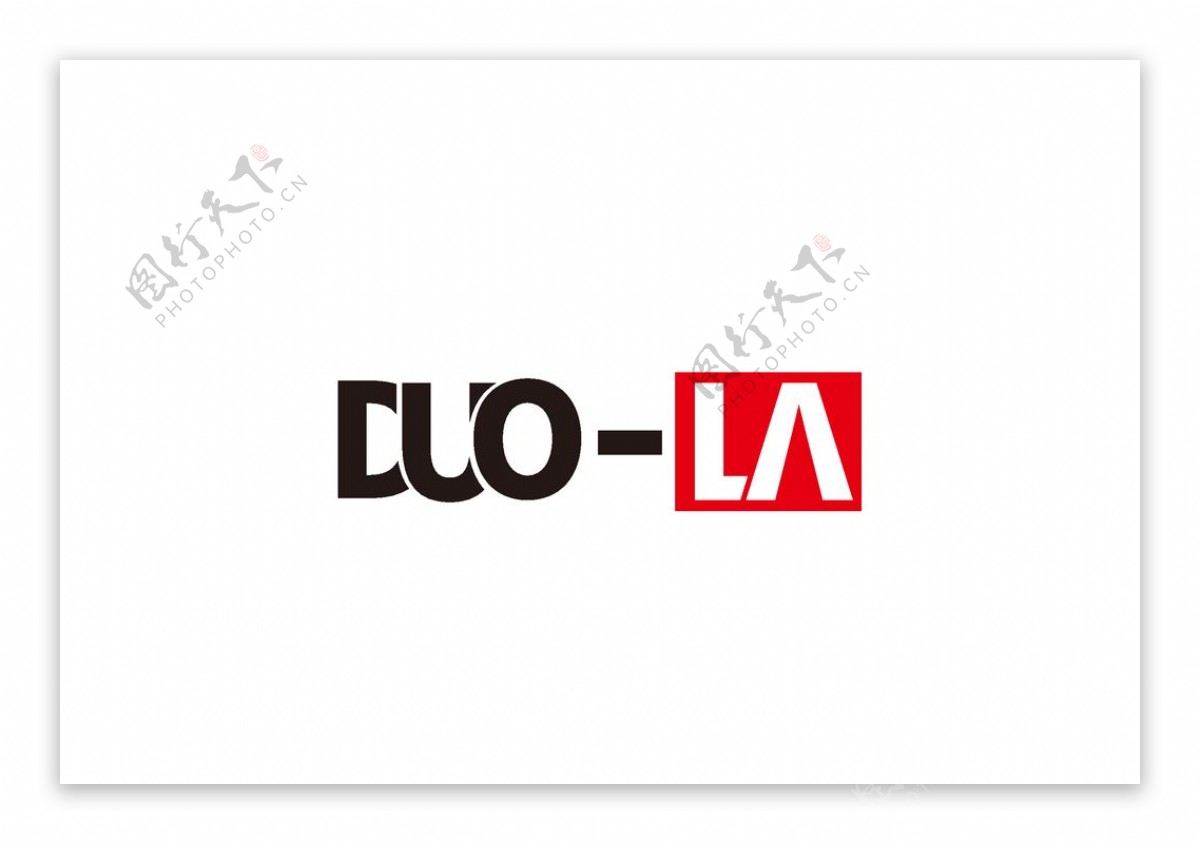 DUOLA字体设计logo图片