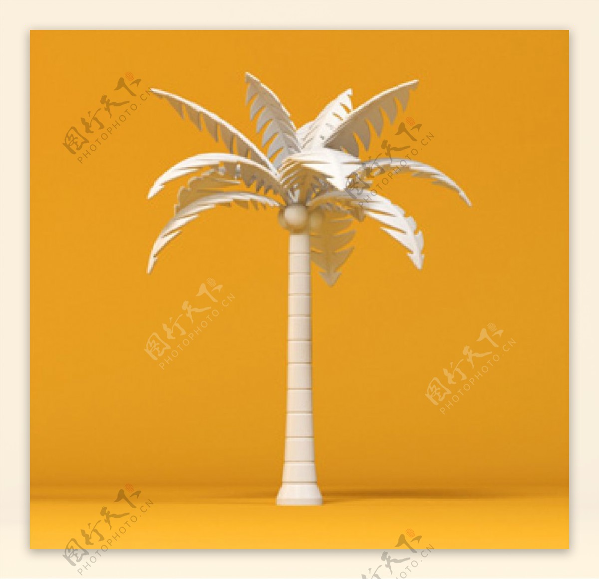 棕榈树海滩树木图片