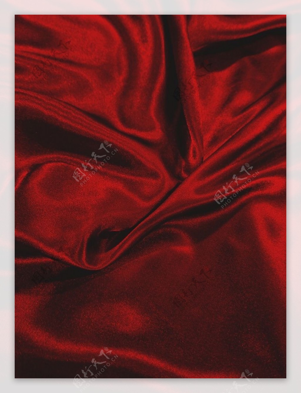 红色绸缎背景图片