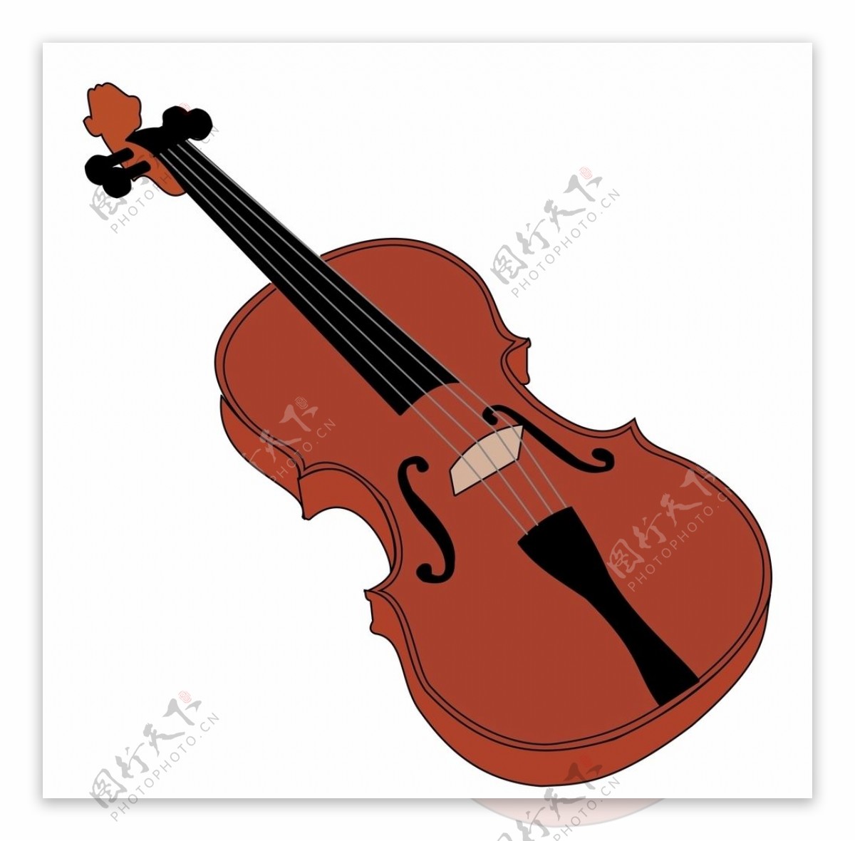 提琴图片