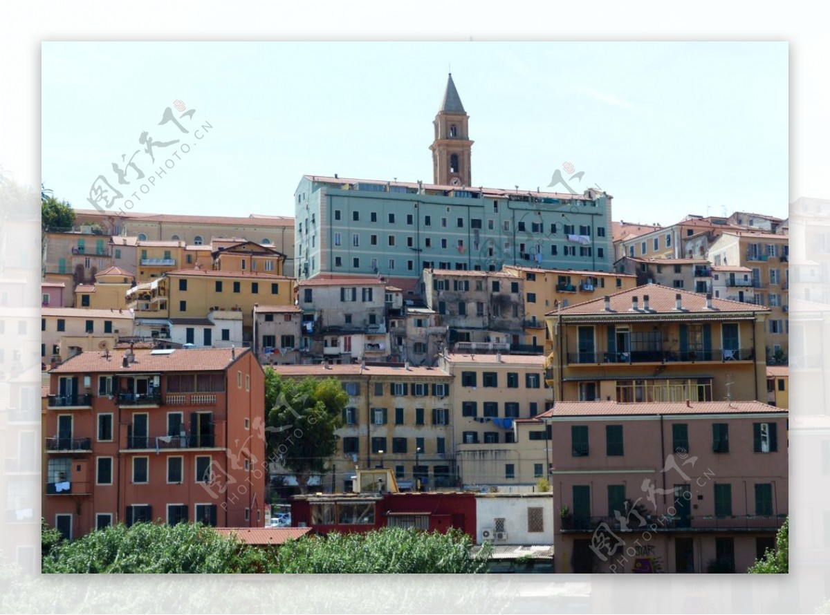 意大利小镇建筑风景图片