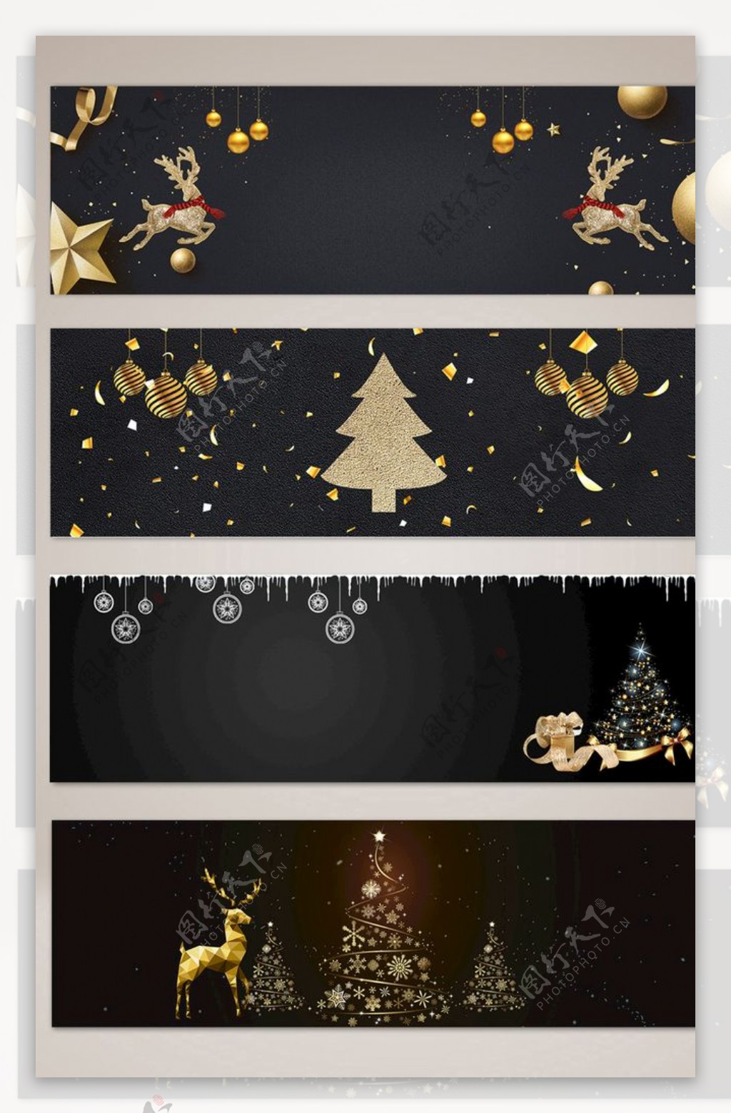 圣诞banner图图片