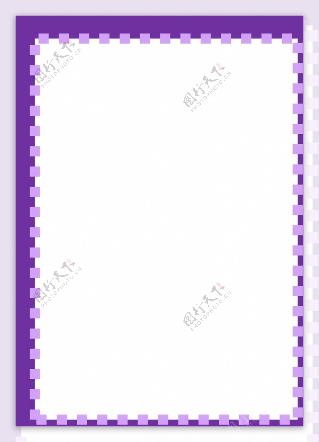 紫色几何边框相框背景图片