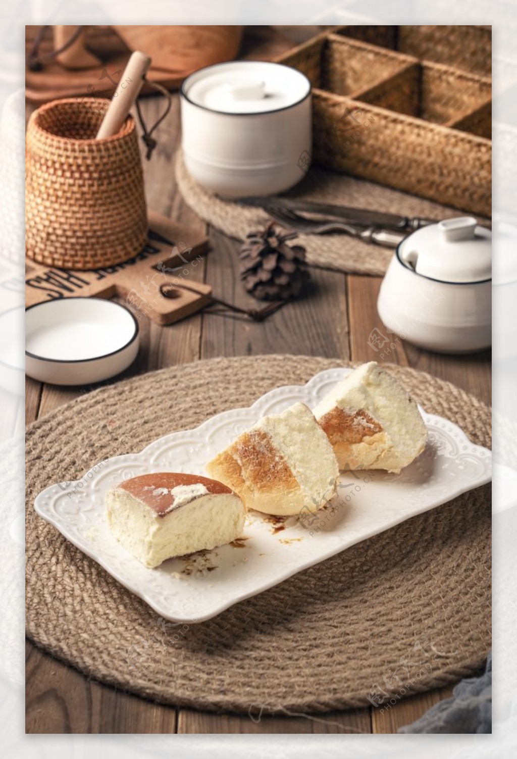 蛋糕甜品美食背景海报素材图片