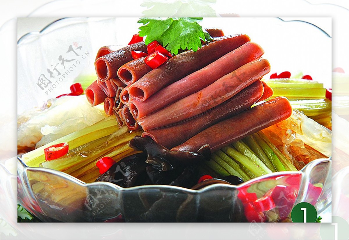 豫菜捞汁海肠图片