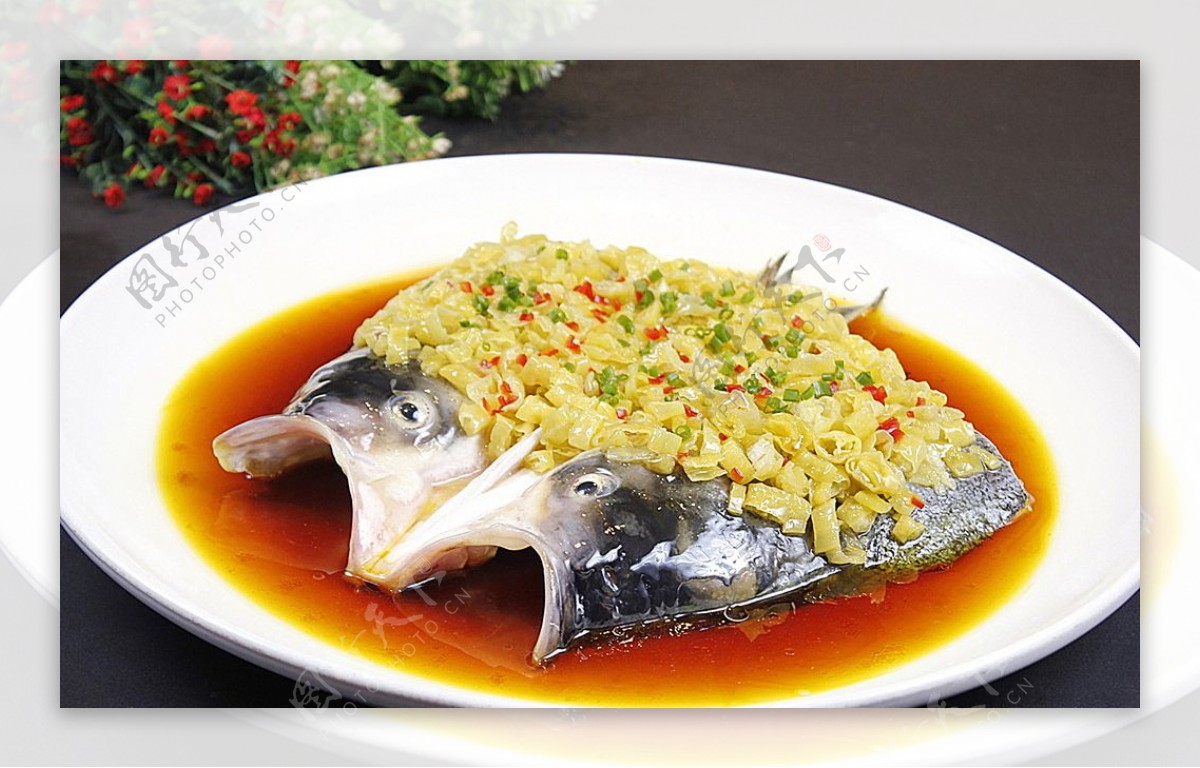 北京菜开胃鱼头图片
