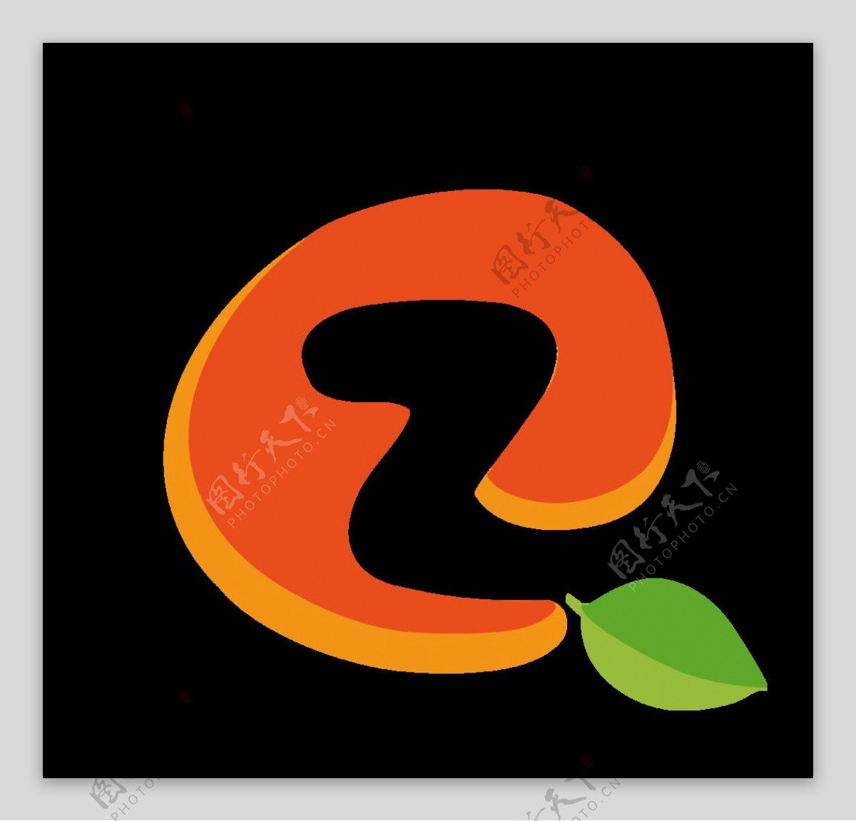 橘色logo图片