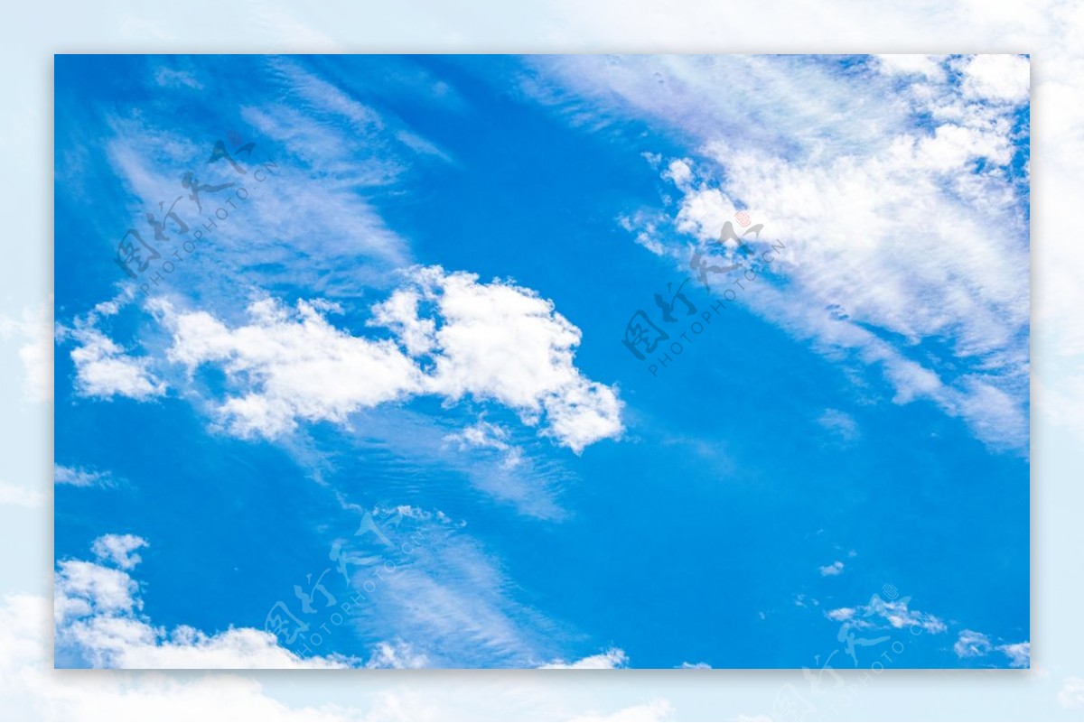 白云蓝天素材图片