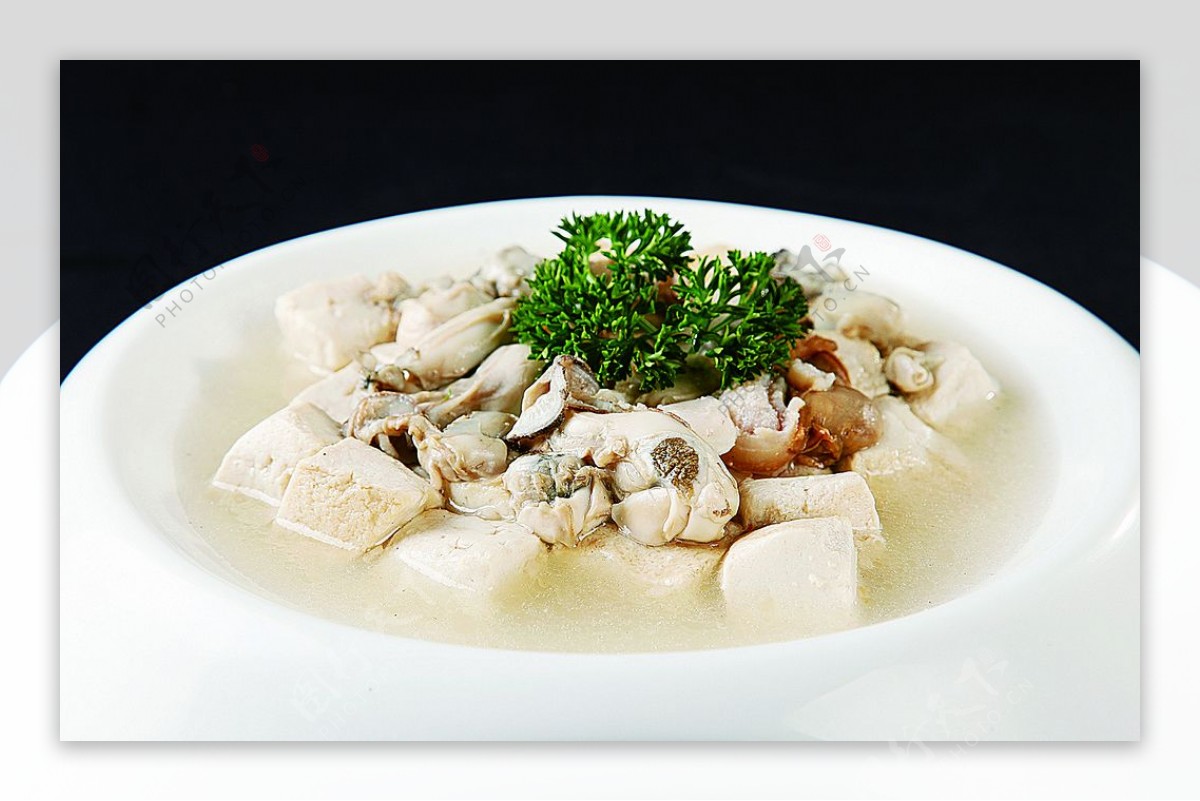 浙菜海蛎炖豆腐图片