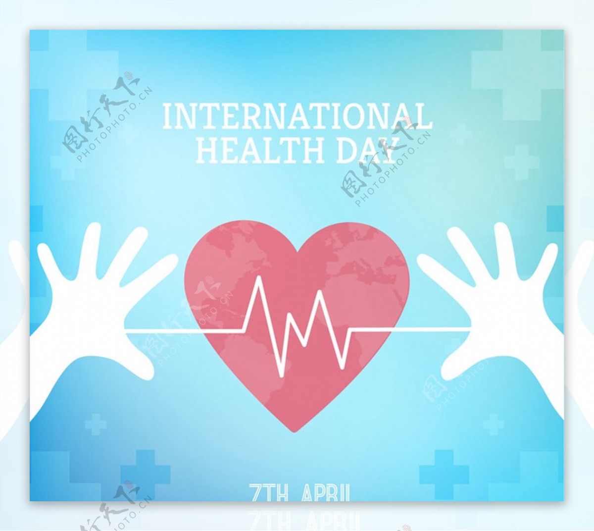 世界健康日海报图片