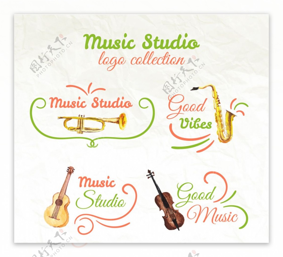音乐工作室标志图片