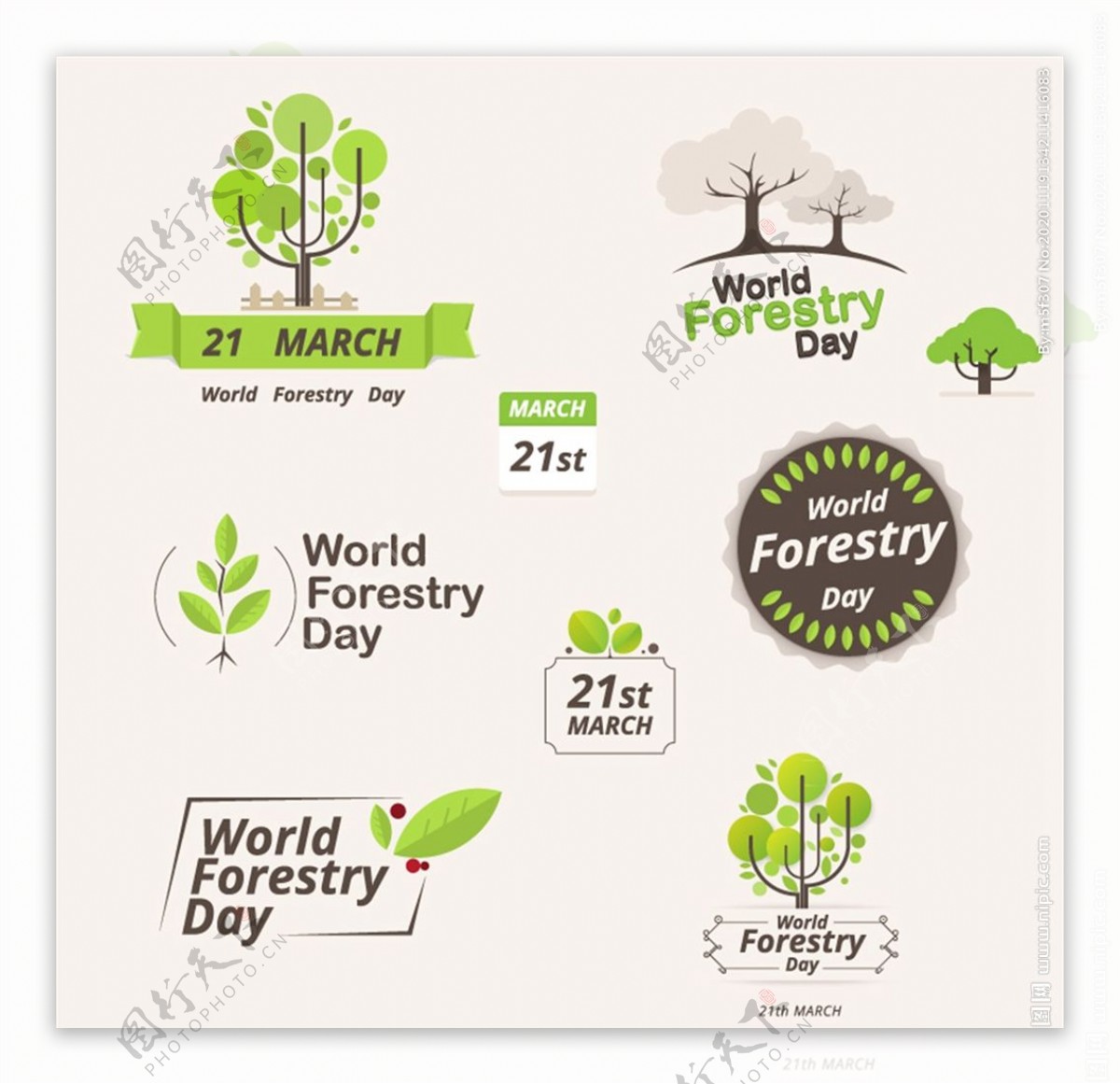 国际森林日标志图片