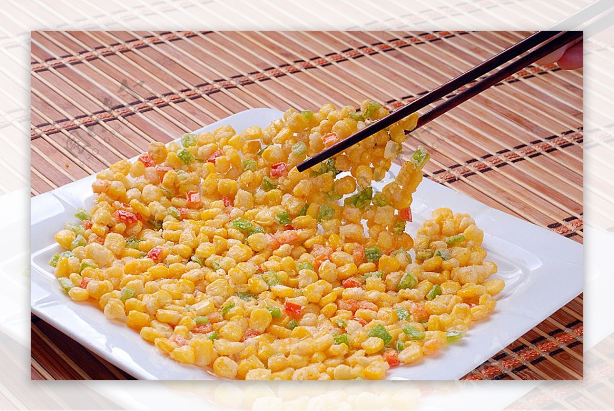 川菜锅巴玉米图片
