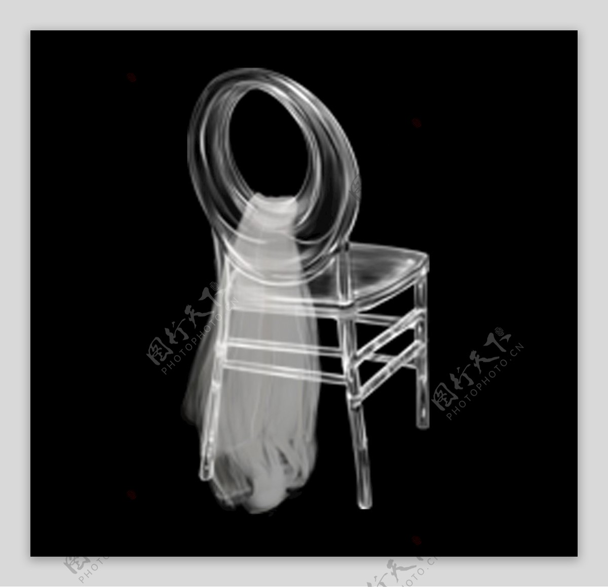 透明椅子图片