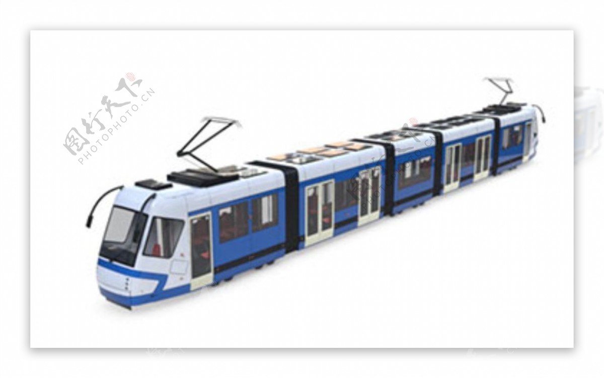 C4D模型电车动车高铁火车图片