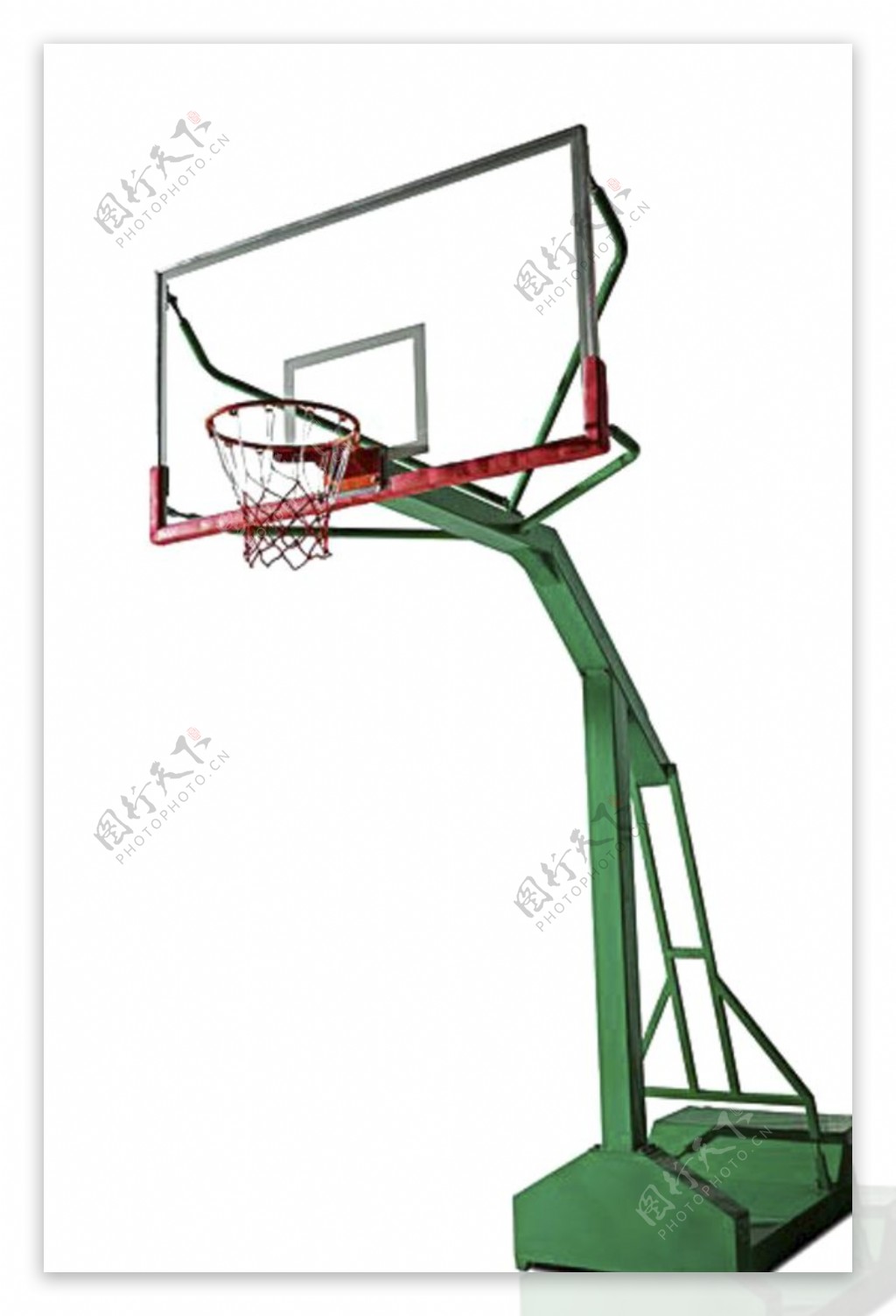 绿色篮球框图片