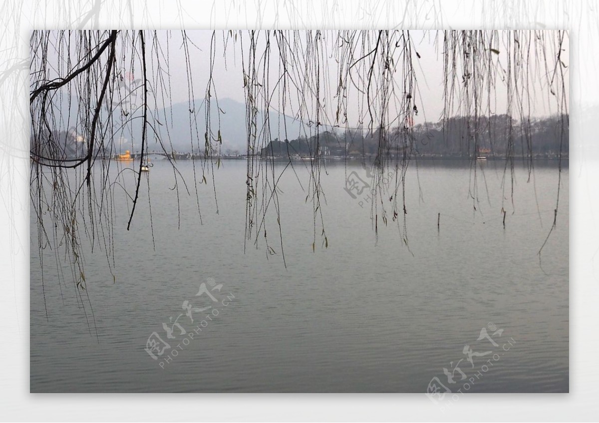 玄武湖湖边图片