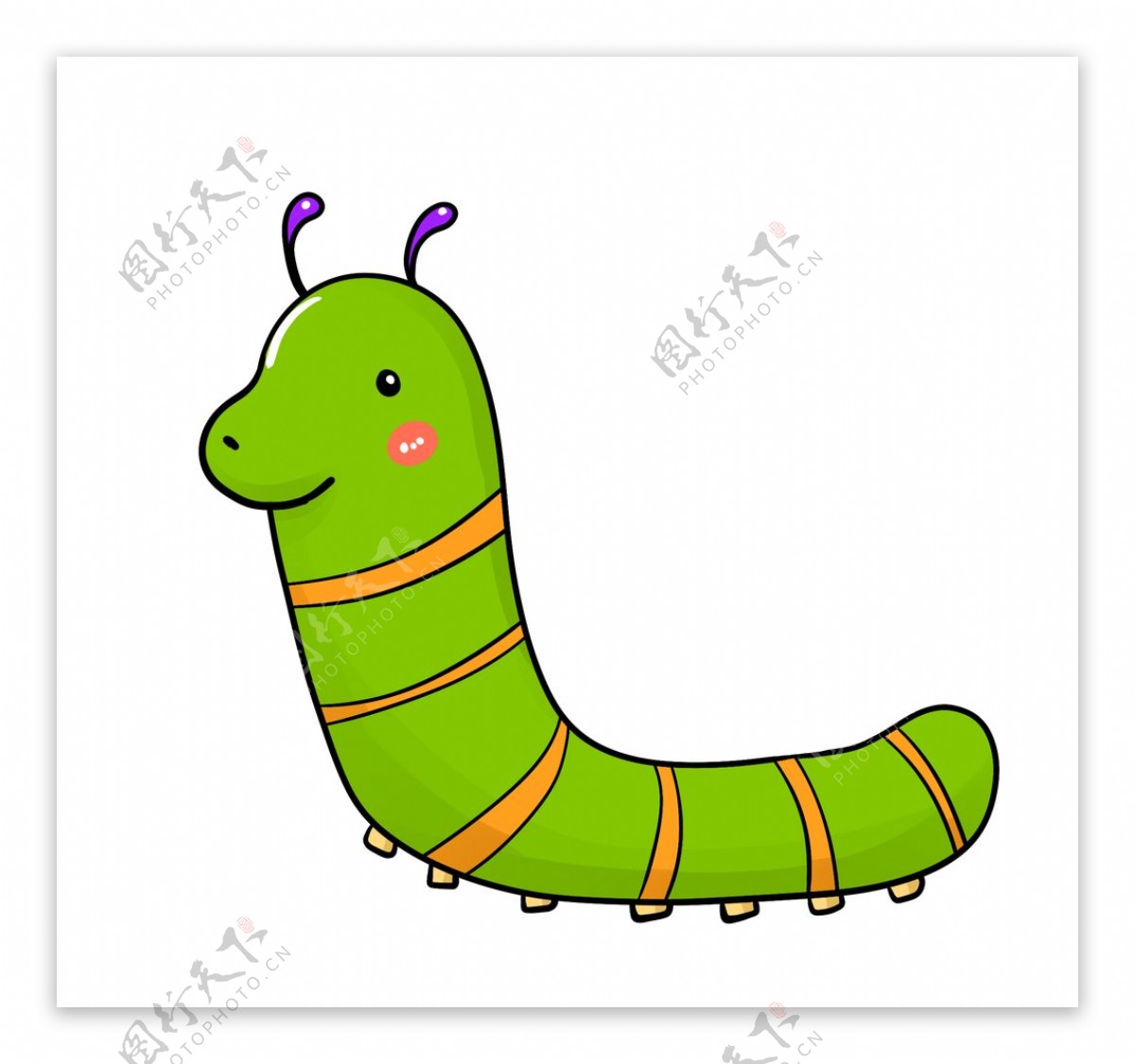 Cartoon Silkworm Clipart PNG, Vector, PSD, and Clipart With Transparent Background for Free ...